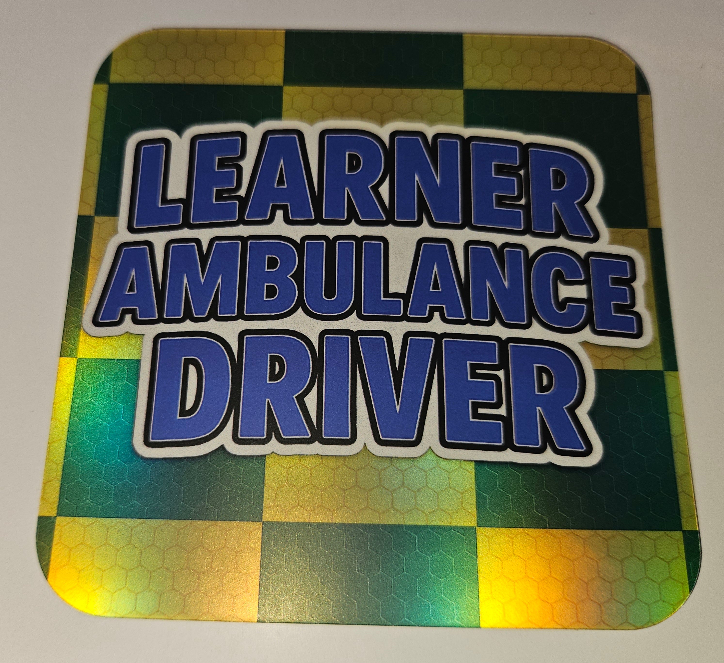 Ambulance Driver Stickers